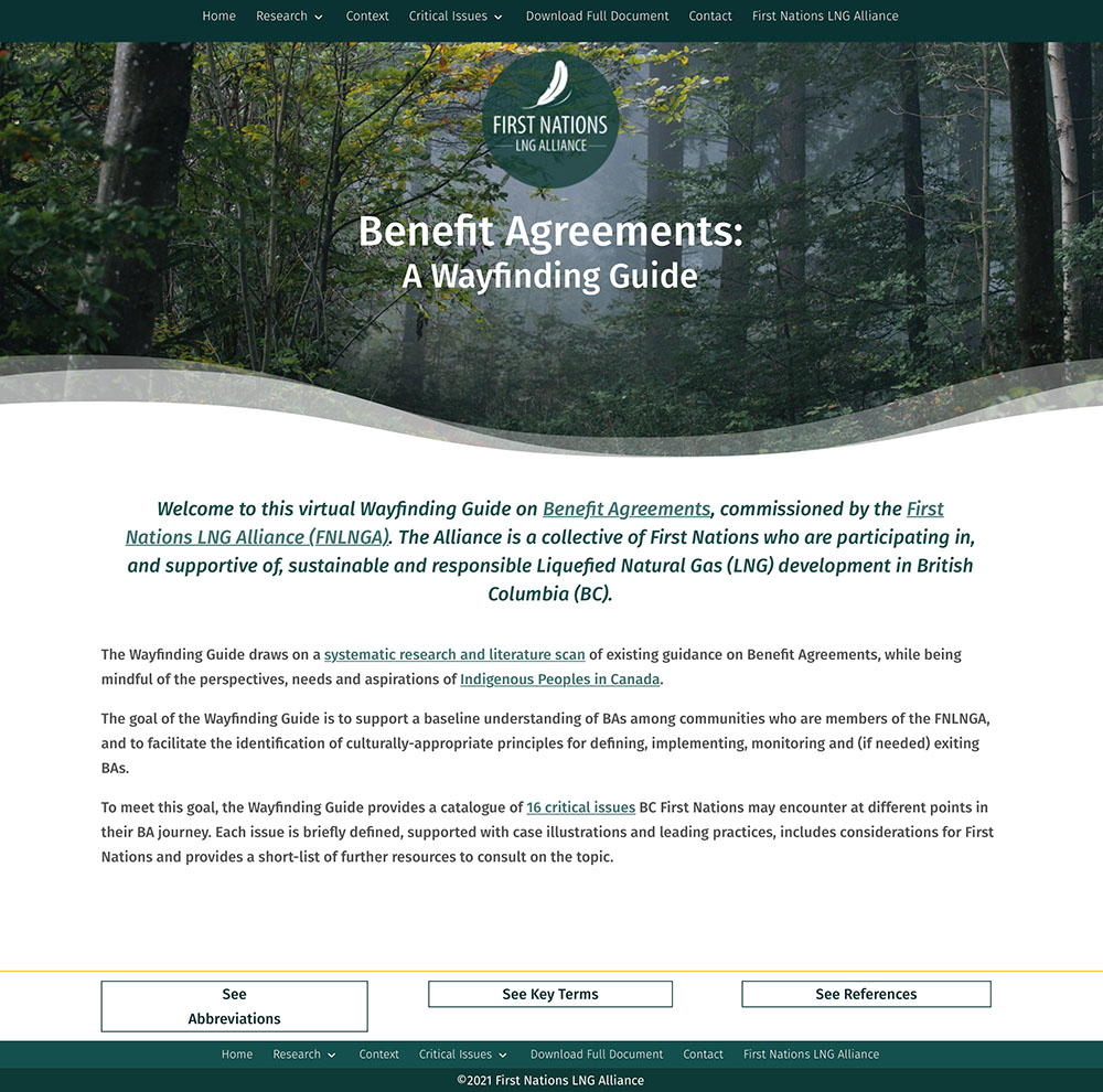 Home page First Nations Benefit Agreement Home page First Nations Benefit Agreement