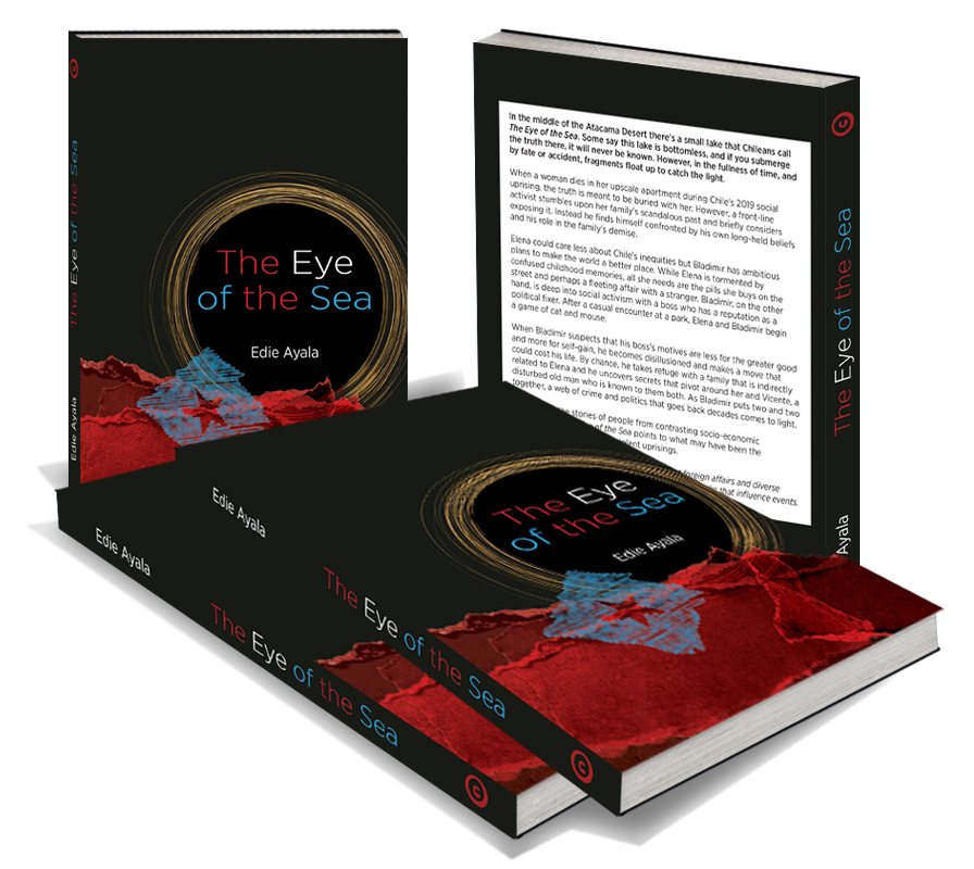 Cover design for The Eye of the Sea, by Edie Ayala Cover design for The Eye of the Sea, by Edie Ayala